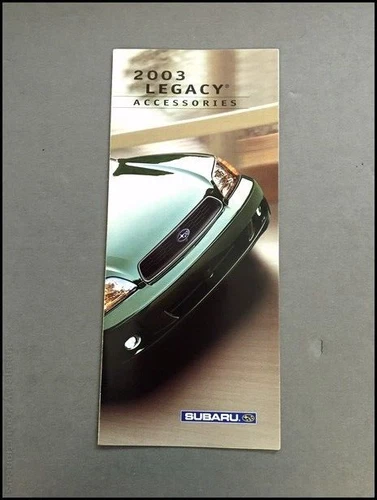2003 Subaru Legacy Original Factory Car Accessories Brochure Catalog deal from eBay