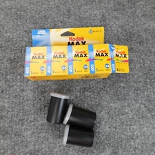Expired Kodak Max 400 Versatility 24 Exposure 3 Rolls 03/2008 Open Box