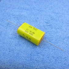 Qty 1  16uF 250V Axial Film Speaker Crossover Subwoofer Capacitor