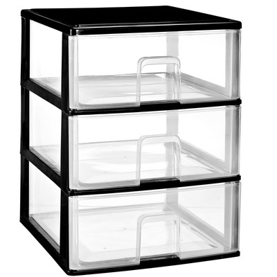 Schubladenbox transparente Schubladen XXL Ordnungssystem Aufbewahrung Drawer