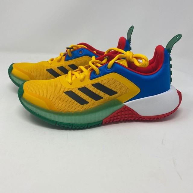adidas X Lego Sport Shoe Sneaker Yellow Blue Black FY8440 Kids US Size 3 for sale online | eBay