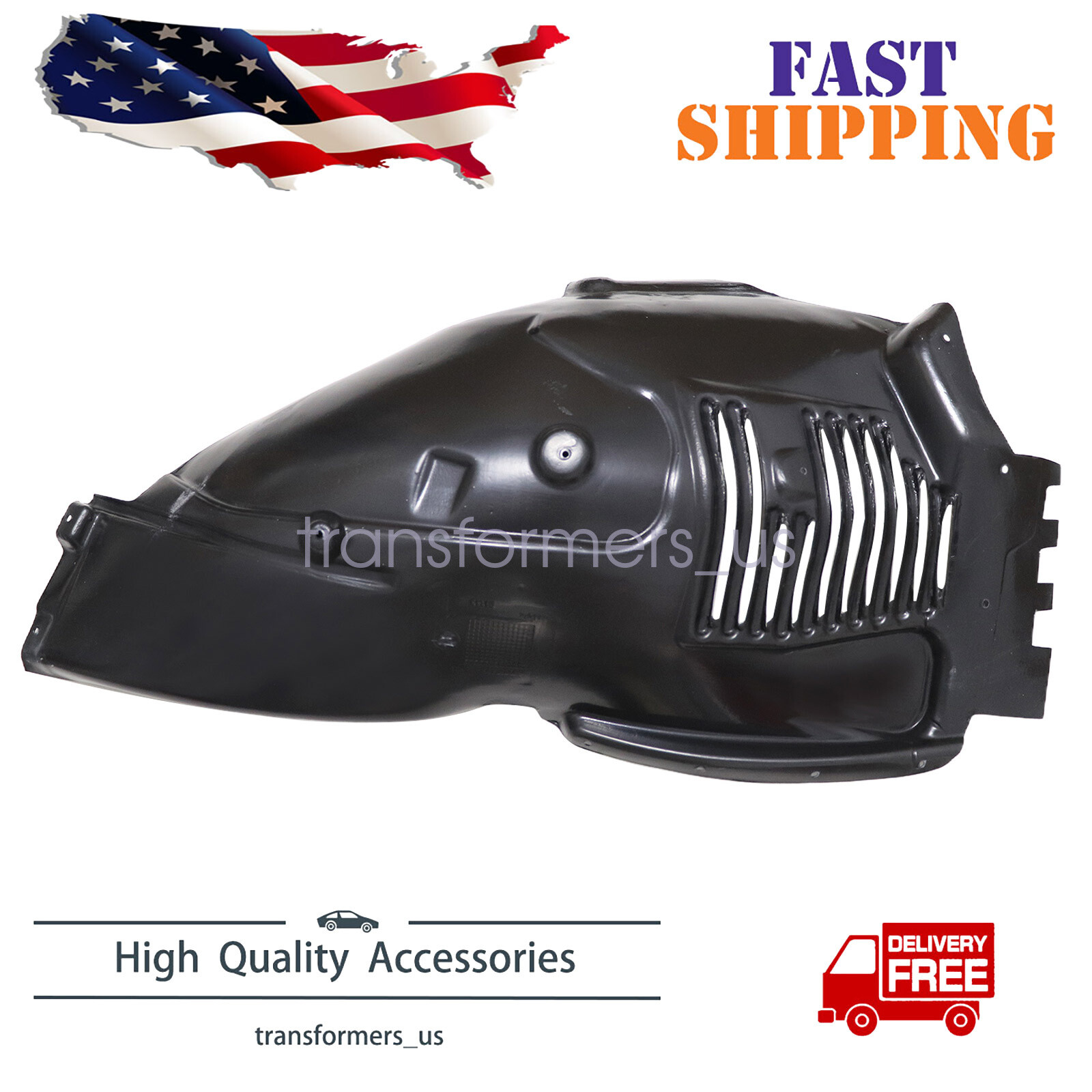 For Maserati Ghibli 2014 2015 2016 2017 Fender Liner Front Right 670030236