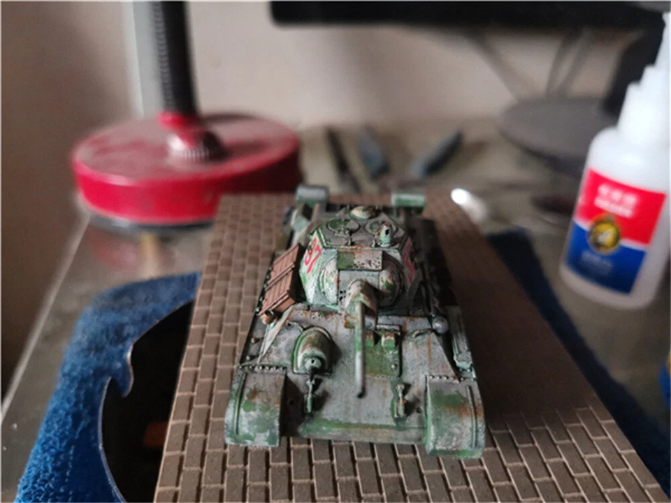 1/72 Soviet T-34/76 Medium Tank Model 1942 Painted Finished Model - Image 4 of 4