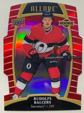 Rudolfs Balcers RC 2019-20 Upper Deck Allure Red Rainbow #82 ~ Ottawa Senators