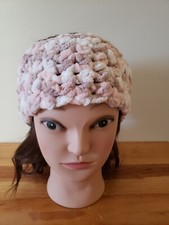 Warm soft cozy Hand crocheted Winter Headband Earwarmer