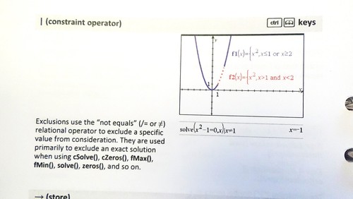 TI-nspire CX I - II CAS Texas Instruments Reference Guide User Manual English UK - Picture 11 of 15