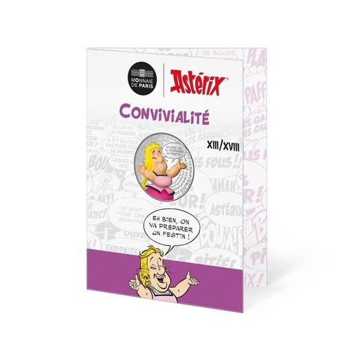 FRANCE 10 Euro Silver Asterix 2022 UNC - Friendliness No. 13/18 - Picture 1 of 3