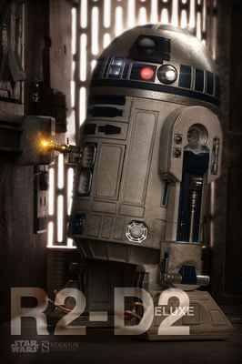 STAR WARS~R2-D2~ASTROMECH DROID~DELUXE~SIXTH SCALE FIGURE~SIDESHOW