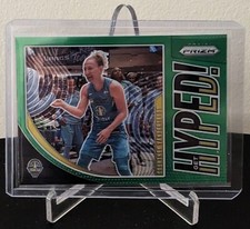2020 Panini Prizm WNBA Courtney Vandersloot Get Hyped Green Prizm No. 10 Sky