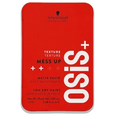 Schwarzkopf Osis+ Mess Up 2 Texture Matt Paste Medium Control Hair