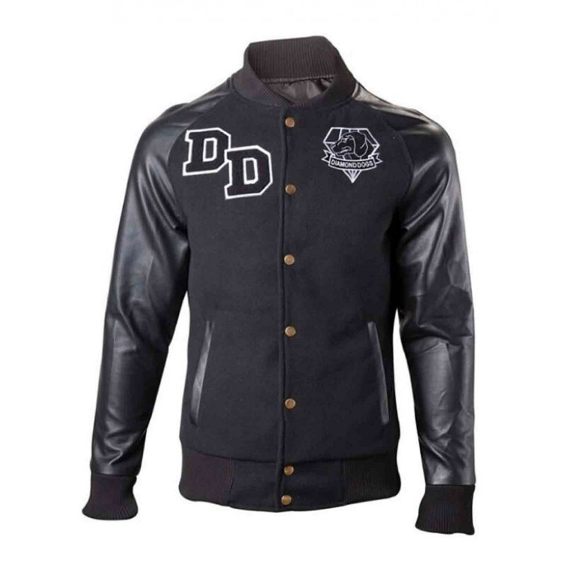 Black Diamond Dogs Metal Gear Solid Big Boss Varsity Jacket
