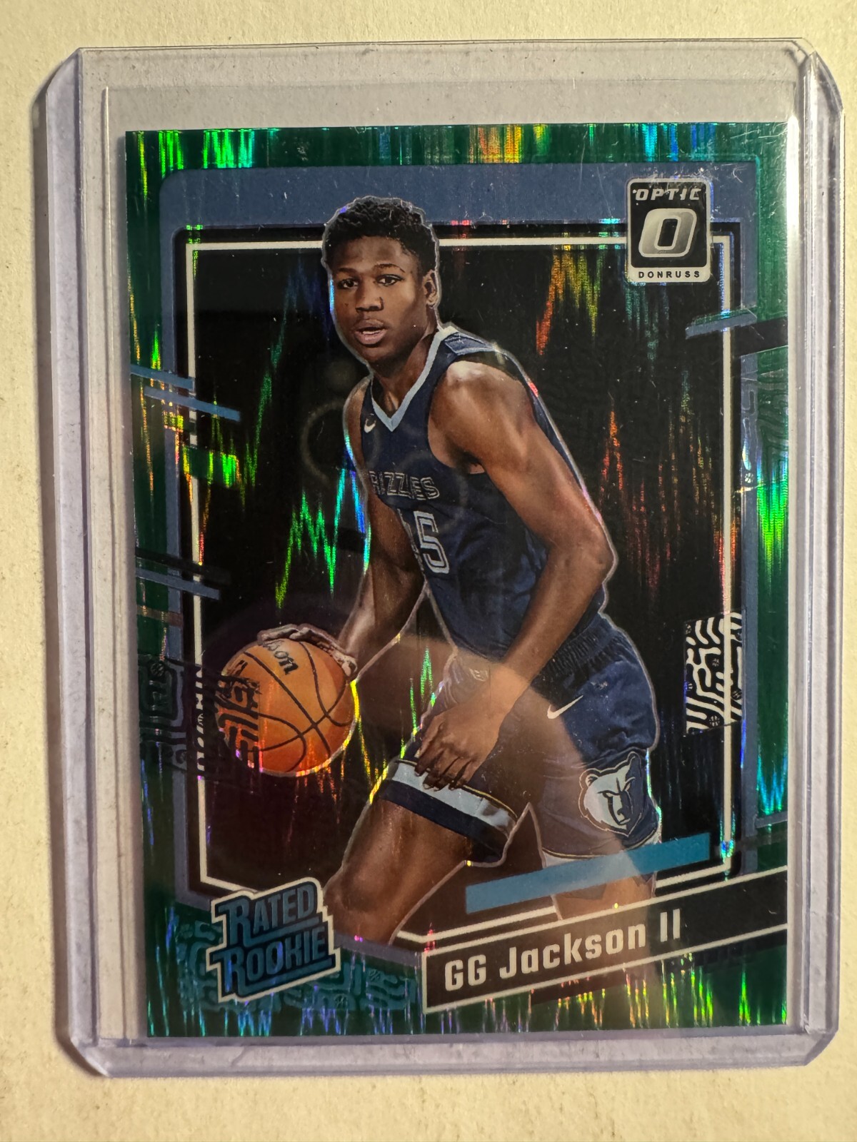 K289,676 - 2023-24 Donruss Optic Green Shock #228 GG Jackson II RR