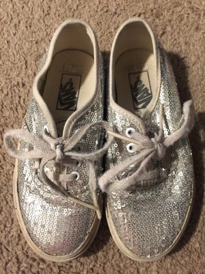 girls sequin vans