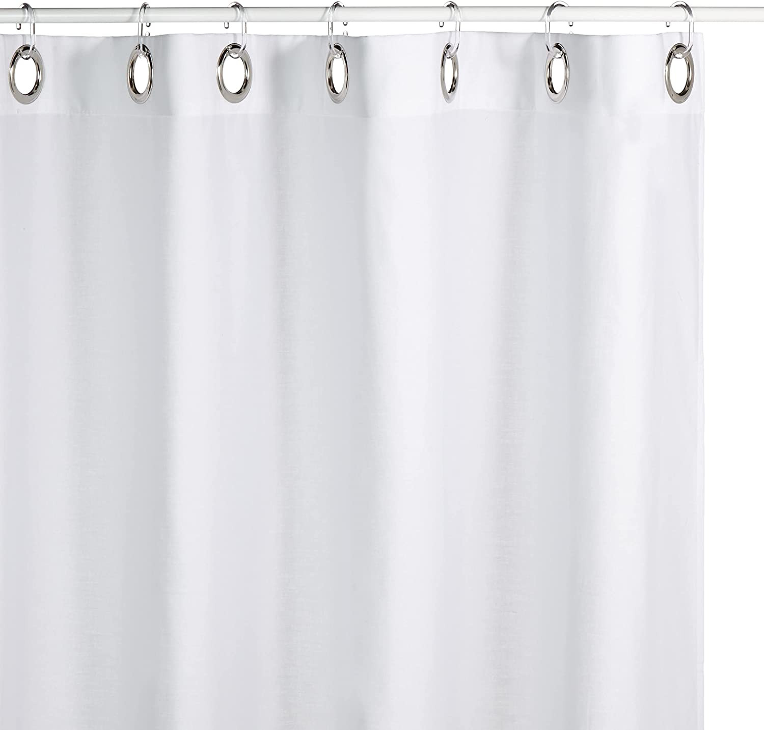 Текстиль из тюленьей кожи-Duschvorhang Coloris 180 x 200 см 12 Ösen waschbar Weiß