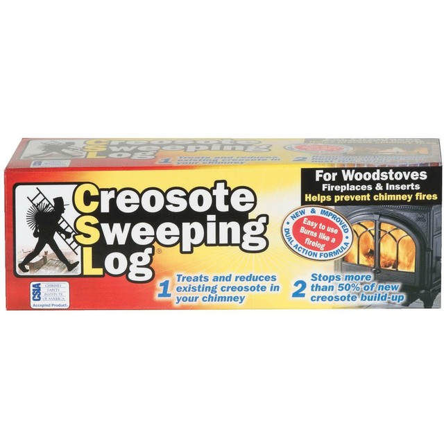 3 Pack Csl Creosote Chimney Fireplace Cleaning Sweeping Logs For