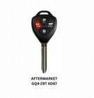 Replacement For 2008 2009 2010 Toyota Corolla Remote Key GQ4-29T 4D 67 Chip