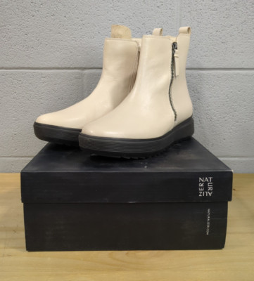Naturalizer Womens Talise PorcelWedge Ankle Boots Shoes 8 Medium S19