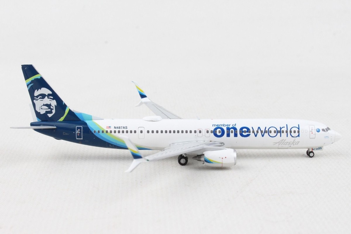 アラスカ航空 OneWorld 737-900ER GeminiJets Amazon.com: Gemini200 Alaska 737-900ER 1/200 Oneworld REG