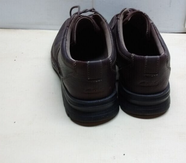 SAOLA Scarpe da uomo Clarks Touareg Vibe marroni in pelle Oxford punta stringata punta da bicicletta taglia 11 5 M