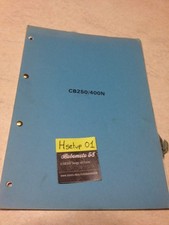 Honda CB250N CB400N CB250 CB400 N CB instruction preparation setup manuel set-up