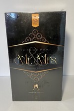 Mr  Mrs Champagne Glasses Set Of Two 8.5 Ounces NEW In BOX Premium Quality