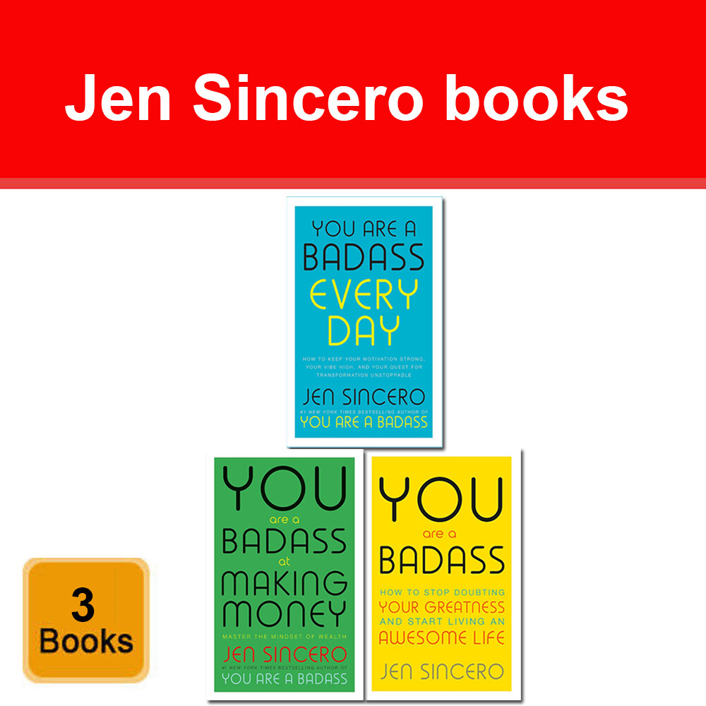 Jen Sincero You Are a Badass 3 books collection set Every Day, Making Money NEW