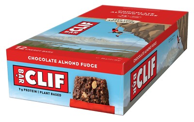 12 x CLIF BAR Energieriegel Chocolate Fudge 12x68g OVP MHD 08.2026