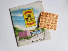 Top Value Saver Book with Some Stamps
