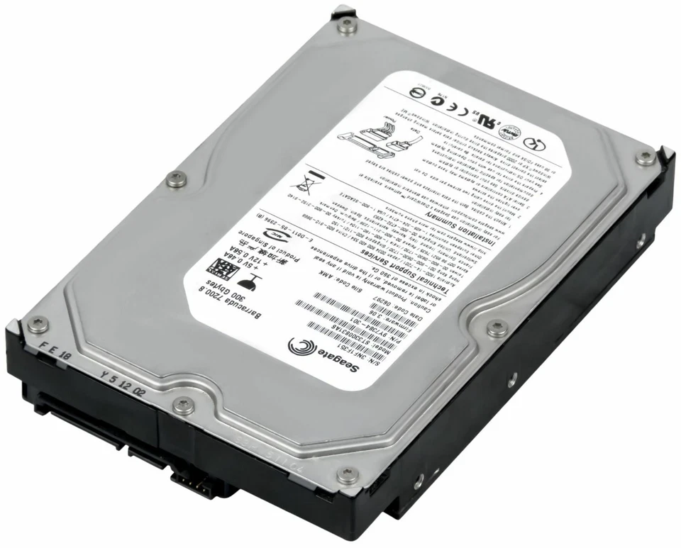 Hard Drive Seagate Barracuda 7200.8 300GB 7.2K 8MB SATA ST3300831AS 3.5'' Inch - Image 3 of 3