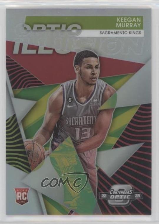 2022-23 Panini Contenders Optic Optic Illusion Keegan Murray #22 0t2
