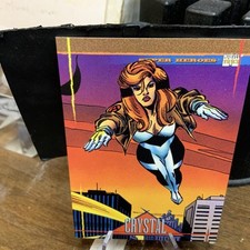 1993 Skybox Marvel Universe Series 4 #92 Crystal