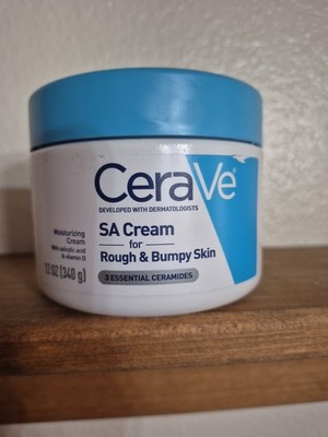 Cerave SA Body Cream for Rough and Bumpy Skin 12 Oz 3 Essential Ceramides SALE 
