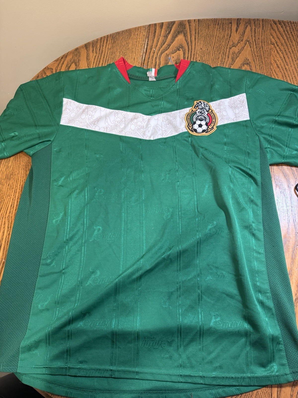 Pemini Men’s México Soccer Jersey Mexico Playera Talla Mediana