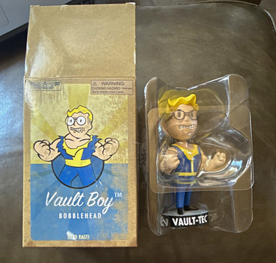 Gaming Heads Fallout Vault Boy Vault-Tec Bobblehead Figure MPN 117 (2012)
