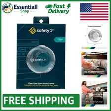 Durable Clear Stove Knob Safety Covers   Universal 5-Piece Set for Parents