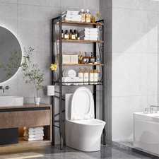 Over-The-Toilet Storage Rack 4-Tier,Bathroom Organizer Shelf Over