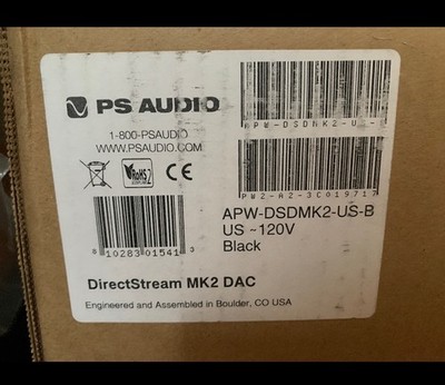 PS Audio DirectStream DAC MK2  Digital Analog Converter - Factory Sealed