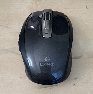 Logitech Anywhere MX Wireless Laser Mouse USB Receiver Black 5-Button 1000DPI