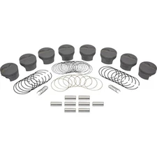 MAHLE 930217710 PowerPak Piston And Ring Kit, Flat Top, LS, .010