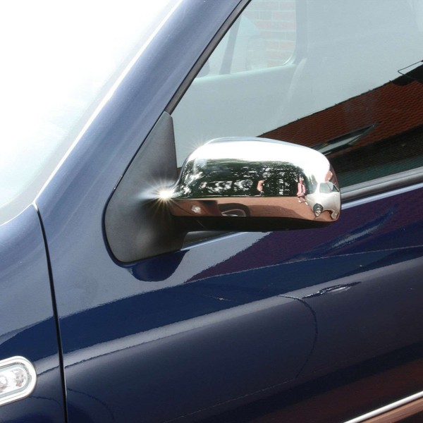 Edelstahl Chrom Spiegelkappen Set FüR Seat Toledo Arosa Ibiza Leon Audi A3 8L-image