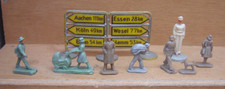 Wiking 1:87 Konvolut alte Figuren + Straßenschild ohne Kartons "Gebraucht"(54-0)