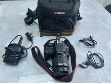 Canon EOS 100D DSLR Camera + EF-S 18-55mm Lens, Case & Charger - Good Condition