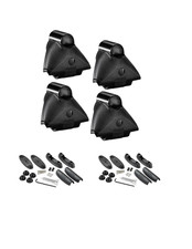 Set Of 4 Yakima Control Tower 4 Landing Pad 6 For Drilled Fixed Points New
