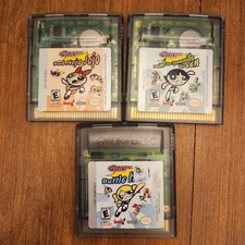 Powerpuff Girls Gameboy Color Game Set of 3, Tested Working