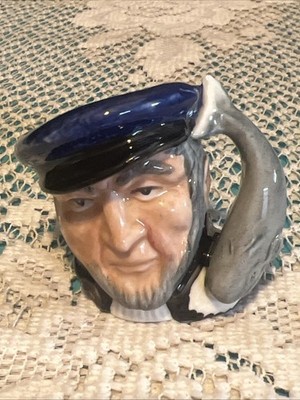 Royal Doulton-2 1/2  Toby Jug-Captain Ahab-D6522-1958