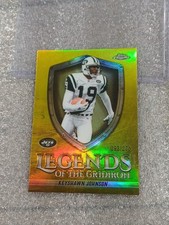 2025 Topps Chrome Keyshawn Johnson Legends Gridiron Yellow Refractor /275 LOG-23