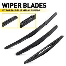 14 19 12 3Pcs Wiper Blades Set Fit For 2017-2...