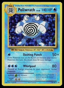Poliwrath 25/108 XY Evolutions Holo Rare