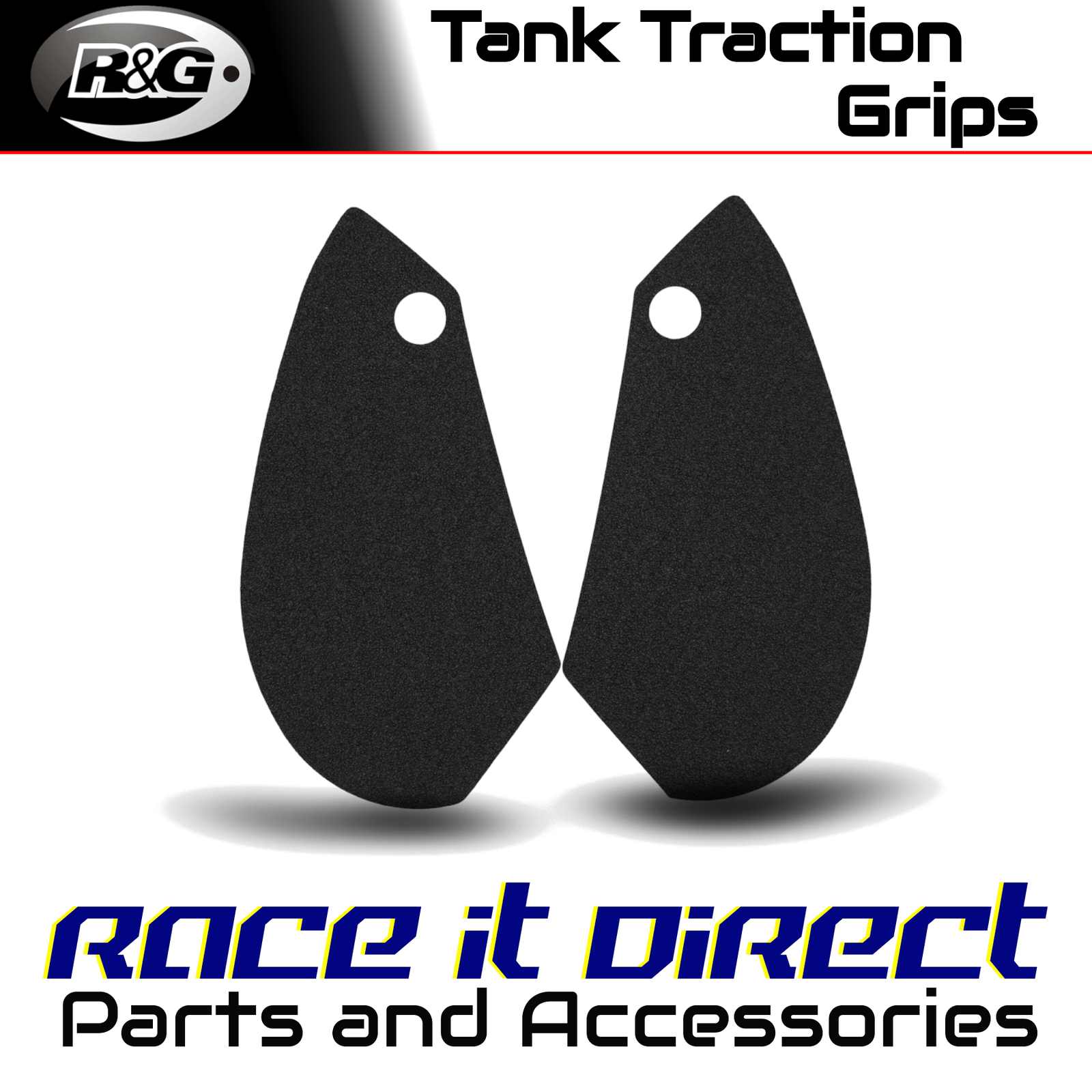 Tank Traction Grips for Aprilia Tuono 125 2021-2026 Clear R&G