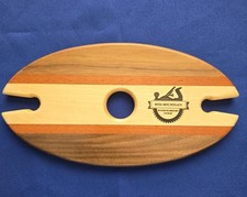 Mid-Michigan Woodworkers Guild Wine Bottle and Glass Caddy Butler